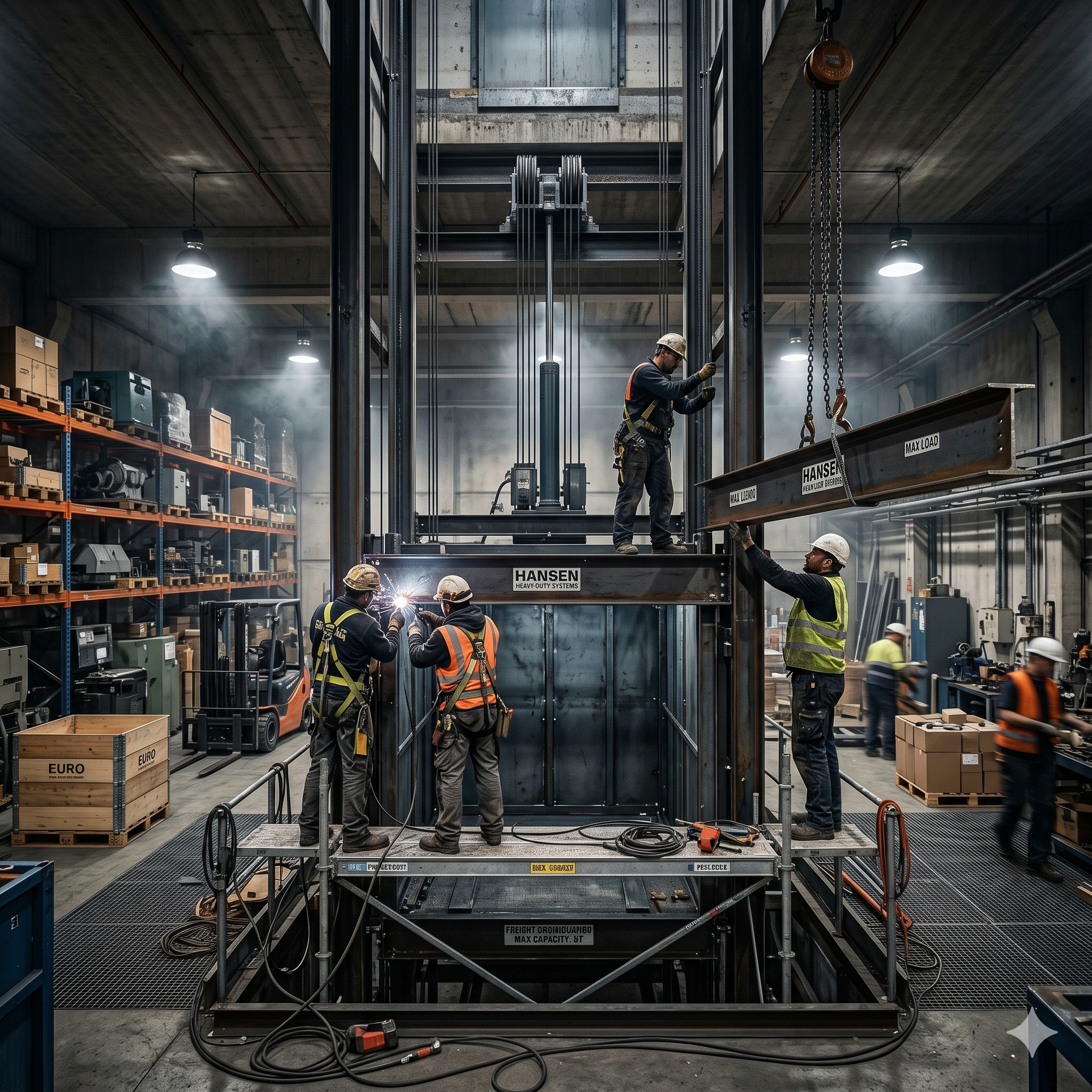 Industrial Lift Installation