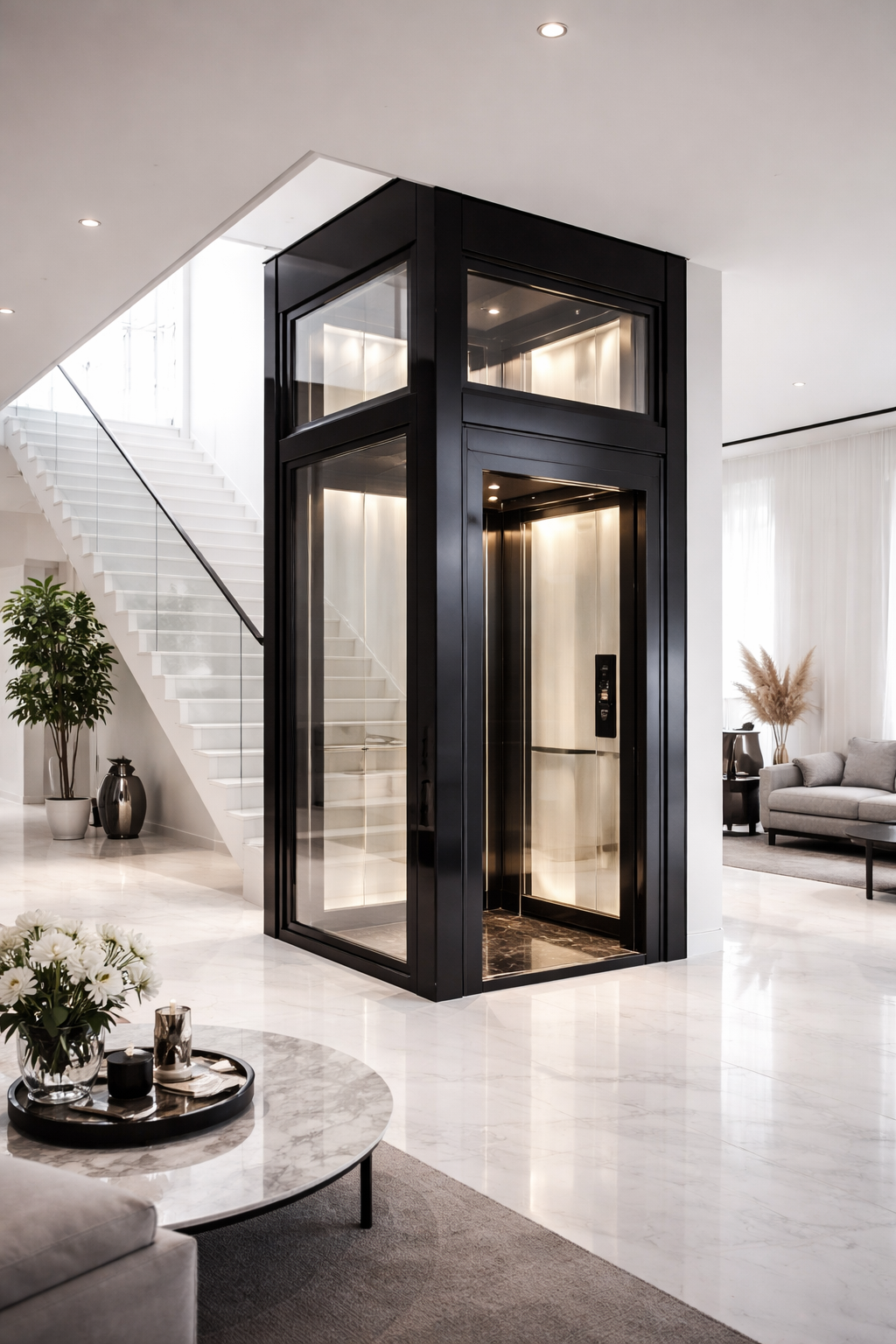 Gearless Home Lift