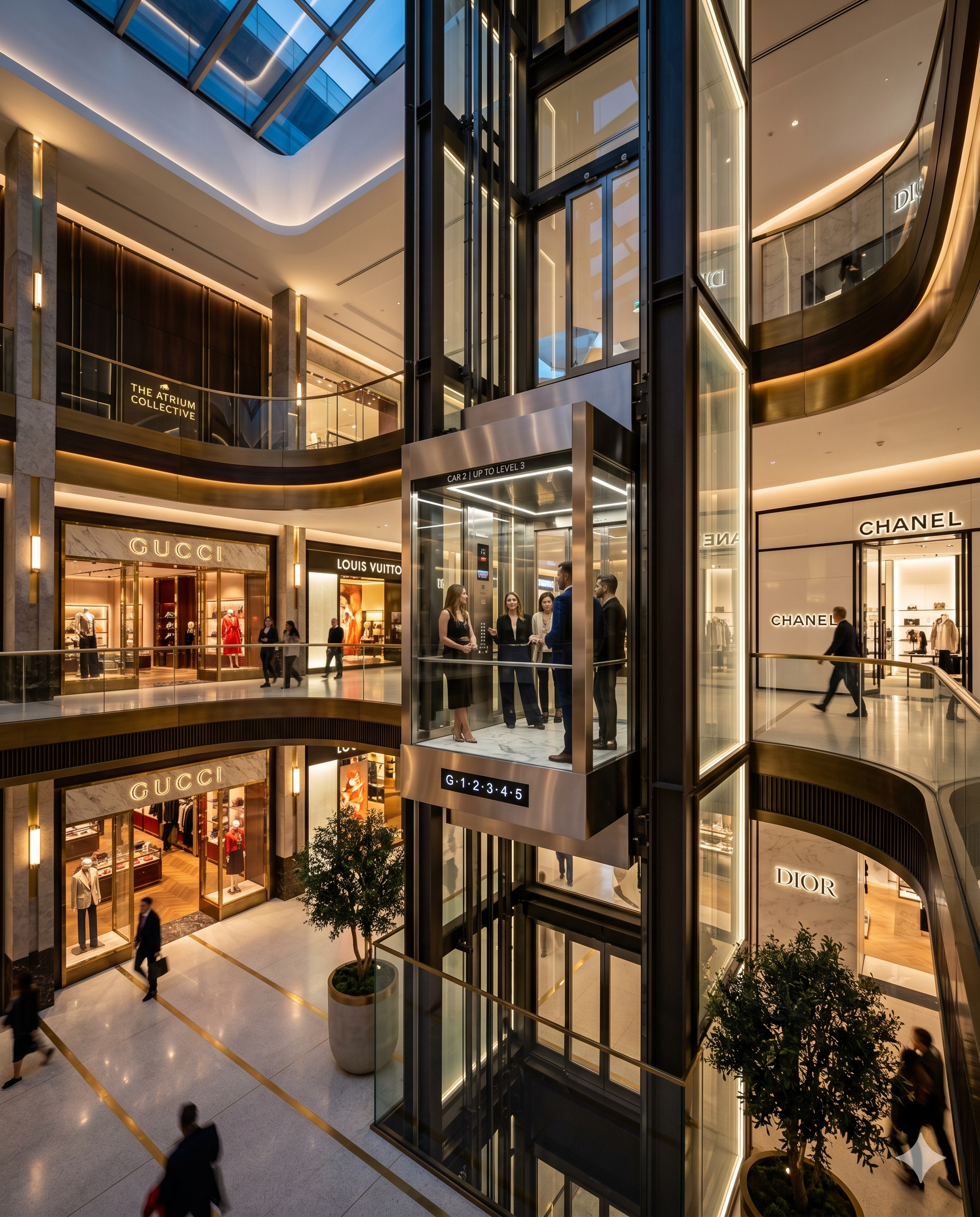 MRL elevators for commercial infrastructure