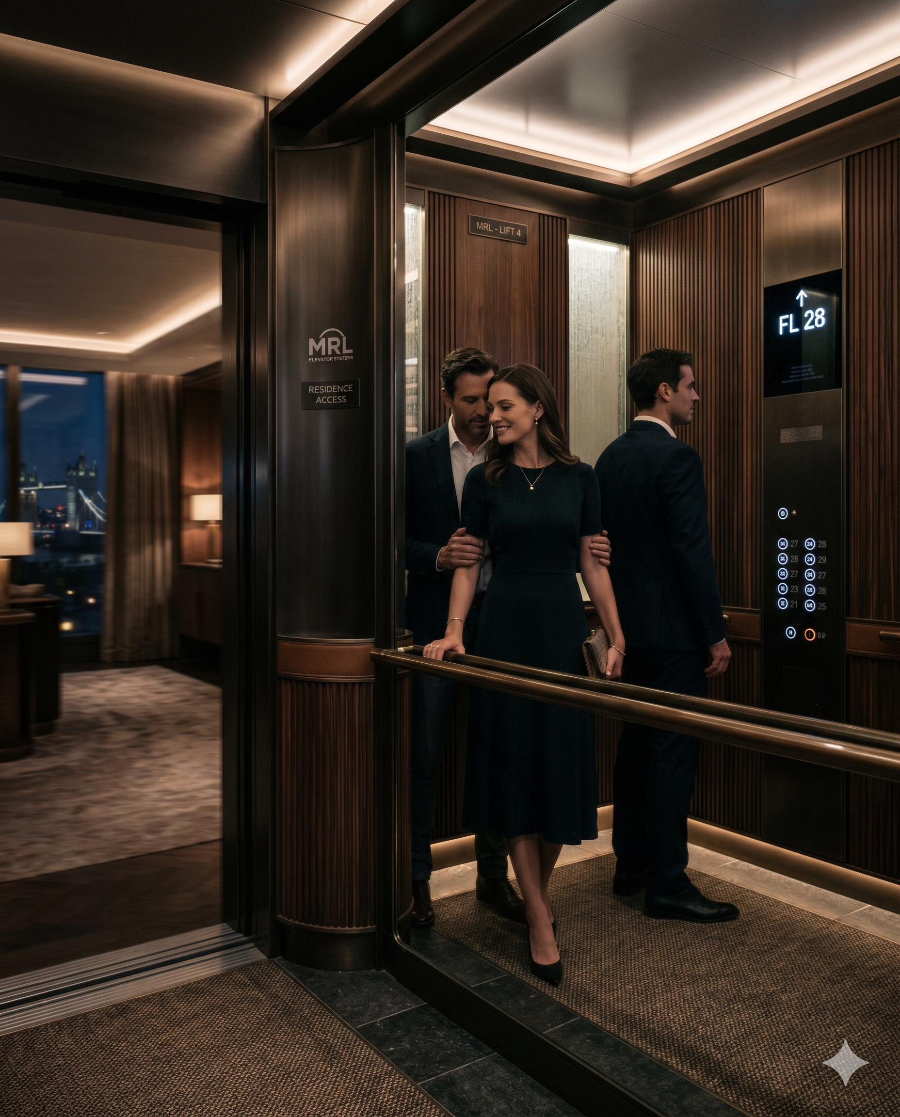 Low noise MRL elevator performance