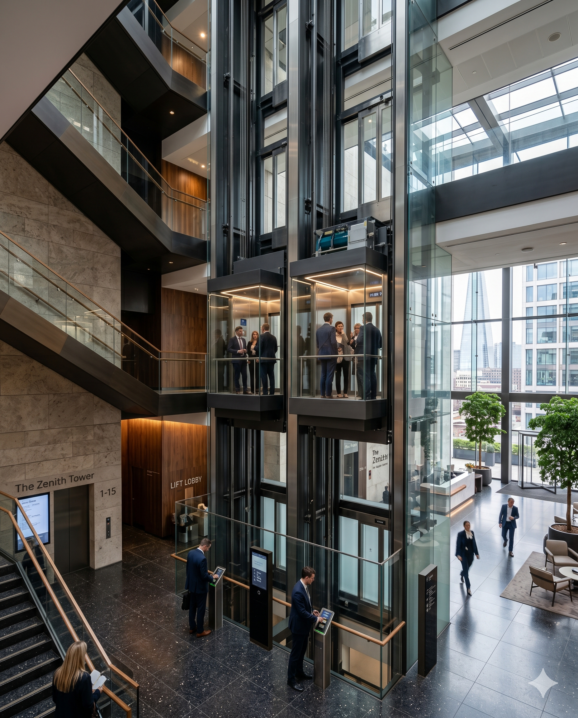MRL elevator system for modern building infrastructure